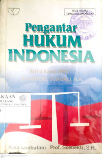 Image of Pengantar Hukum Indonesia Edisi Baru 1993