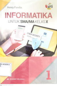 Image of Informatika 1 untuk SMA/MA Kelas X