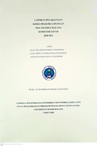 Image of Laporan Pelaksanaan Kerja Praktik Lapangan SMA Negeri 6 Malang Semester Genap 2020/2021