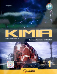 Image of Kimia 1 untuk SMA/MA Kelas X Peminatan Matematika dan Ilmu Alam