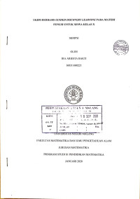 Image of UKBM Berbasis Guided Discovery eLarning pada Materi Fungsi untuk Siswa Kelas X