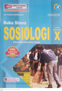 Image of Buku Siswa Sosiologi Peminatan Ilmu-Ilmu Sosial untuk SMA/MA Kelas X