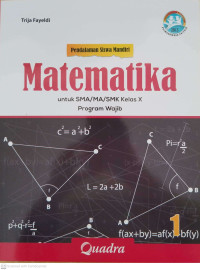 Image of Pendalaman Siswa Mandiri Matematika 1 untuk SMA/MA/SMK Kelas X Program Wajib