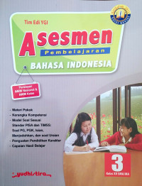 Image of Asesmen Pembelajaran Bahasa Indonesia Kelas XII SMA/MA
