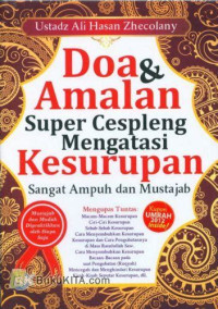Image of Doa & Amalan Super Cespleng Mengatasi Kesurupan; Sangat Ampuh dan Mustajab